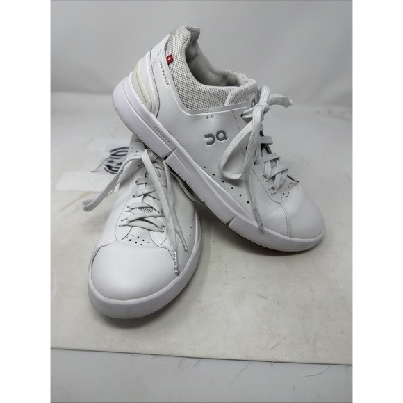 On Cloud Shoes Womens 9 The Roger Advantage‎ Tennis White On White